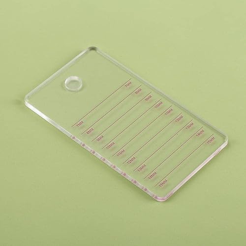 Paleta de extensión de pestañas acrílicas, organizador de pestañas postizas, bandeja de pestañas, paleta de pegamento adhesivo, soporte individual