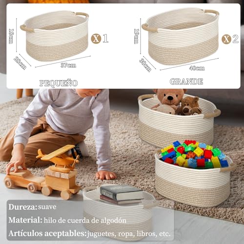 La Mejor comparativa de Cestas tejidas para almacenamiento en baño los más solicitados. 15 Imagen adicional