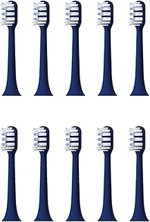 Compatible For T301 MES605 T302 MES608 T501 MES607 Replacement Electric Tooth Brush Heads，20 Pcs