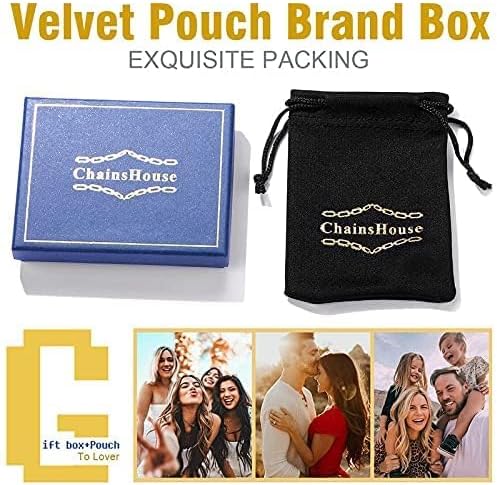 ChainsHouse Stainless Steel Cuban Link Bracelet for Men, 5mm/7mm/9mm/12mm Width, 7.5"/8.3"/9" Length, Black/18K Gold Plated Chain Wrist Bracelets for Men, with Gift Box - Image 7