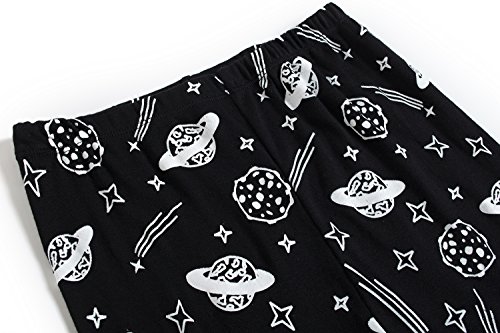 Boys Pajamas Space-Glow-In-The-Dark Toddler Clothes Kids Pjs Sleepwear Shirts Size 14 Black #TOP5