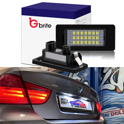 GBrite - 24 SMD LED Number Plate Units to fit BMW 3 Series E90 E91 F30 F31 CANBUS ERROR FREE F32 F22 E61 X5 E70 E60 F10 F11