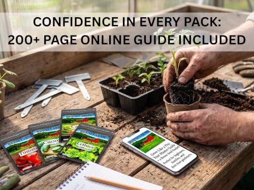 30,000+ Non-GMO Heirloom Seeds, 30 Fruit & Vegetable Varieties - Image 5