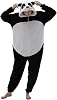 Snug Fit Unisex Adult Onesie Pajamas, Flannel Cosplay Animal One Piece Halloween Costume Sleepwear Homewear