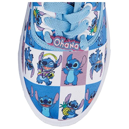 Disney Ladies Lilo and Stitch Shoes - Ladies Classic Lilo and Stitch Lace Up Canvas Sneakers Lilo and Stitch Canvas Lace up Sneakers4