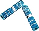 1 Pair Cycle Foot Rest Stunt Axle Bicycle Rear Foot Pegs Set Aluminum Durable and Stylish Non-Slip (Blue) gallery image