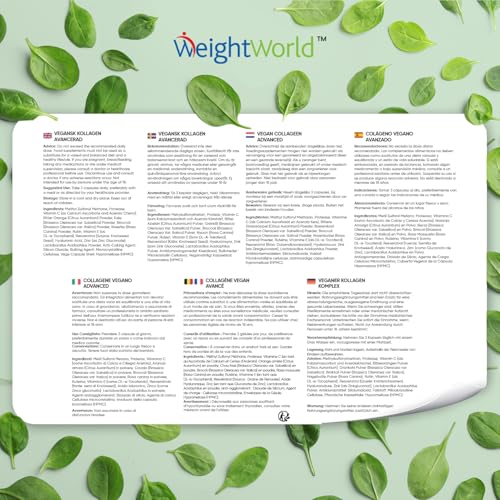 Vegane Kollagen Kapseln mit Hyaluron von WeightWorld