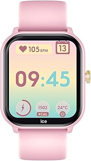 ICE-WATCH – Ice Smart Junior 2.0 Pink – Girl’s Pink Smart Watch with Silicone Strap – 022796 (1.75 I