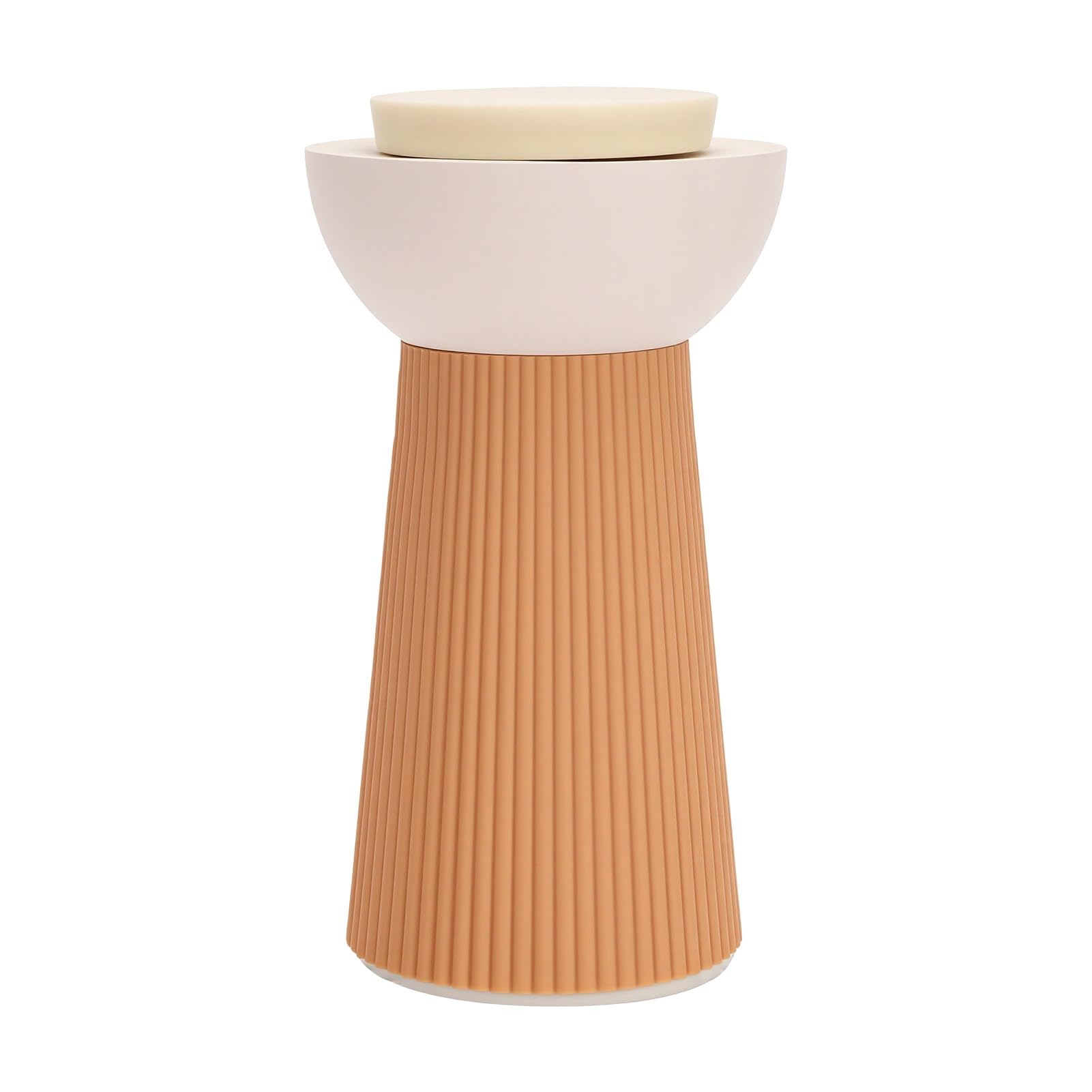 Brrnoo Diffusore Aromaterapico Intelligente con Sensore di Vibrazione per | Batteria Ricaricabile, 1200mAh, Ricarica USB Type-C, 3 modalità di Nebulizzazione, Antigoccia e Spegnimento Automatico in