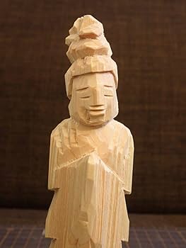 Amazon.co.jp: 手彫り円空仏 観音菩薩No.305 : ホーム＆キッチン