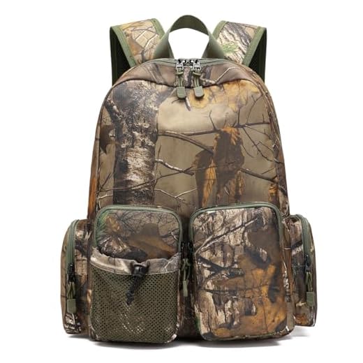 TIANHAOPUJU Camouflage Tactical Backpack for Teen Boys & Men,Water Resistant PVC for Outdoor Hunting Hiking Fishing Travel