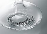 Mit den Reinigungskugeln aus Edelstahl können Glasgefässe an Stellen gereinigt werden, die mit Bürsten o.ä. schwer erreichbar sind.