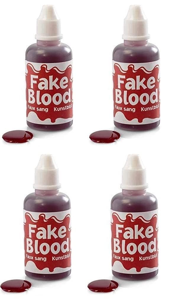 CREZYSKY Fake Blood, Fake Blood for Prank and Hallowin, Create Spooky Party Decorations (Pack of 4) (B0CW6B3ZH8) Amazon Price History, Amazon Price Tracker