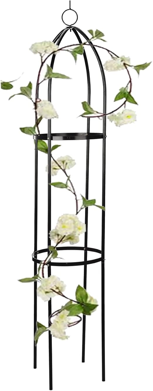 Metallici Giardino Da Obelisco, Supporto Traliccio Piante - Foto 6