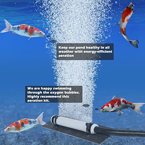 Pond Aerator Kit For Water Gardens & Koi Ponds 1,000-4,000 Gallons, Pond Air Pump Kit, Pond Aerators For Outdoor Ponds, Use To Keep Water Clean & Clear #TOP3