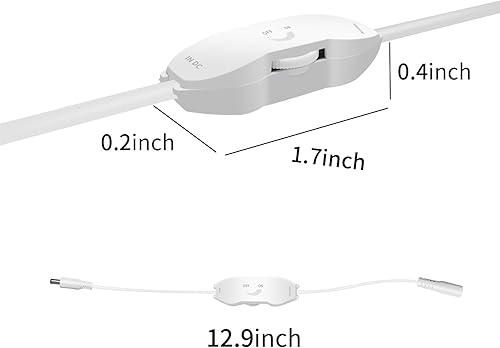 Miniatura 4 de Interruptor de atenuación de luz LED de 2 piezas, DC12V-24V 6A regulador de atenuador de brillo ajustable para un solo color 2835 5050 tira de luz