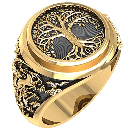 Tree of Life Ring Promise Brass Jewelry Br-105