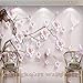 Produktbild Kyzaa 3D Wallpaper Pflaumenblüte Hintergrund Wand 3D Wohnzimmer Schlafzimmer Tv Hintergrund Wandbild Tapete Für Wände 3 D Wandbild Tapete