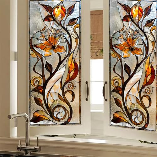 Vinilo decorativo para ventana HOMETITUTE 17.7 x 39.3 pulgadas miniatura 1