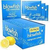 Blowfish for Hangovers - 25 Single Packs - FDA-Recognized Formulation - Guaranteed To Relieve Hangover Symptoms Fast