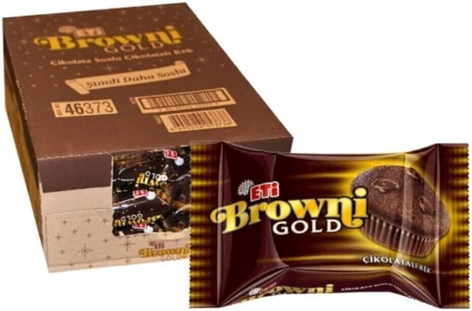Eti Browni Gold Kakaolu Kek, 45g, 24l  Kutu OGUZTRADEKEK1