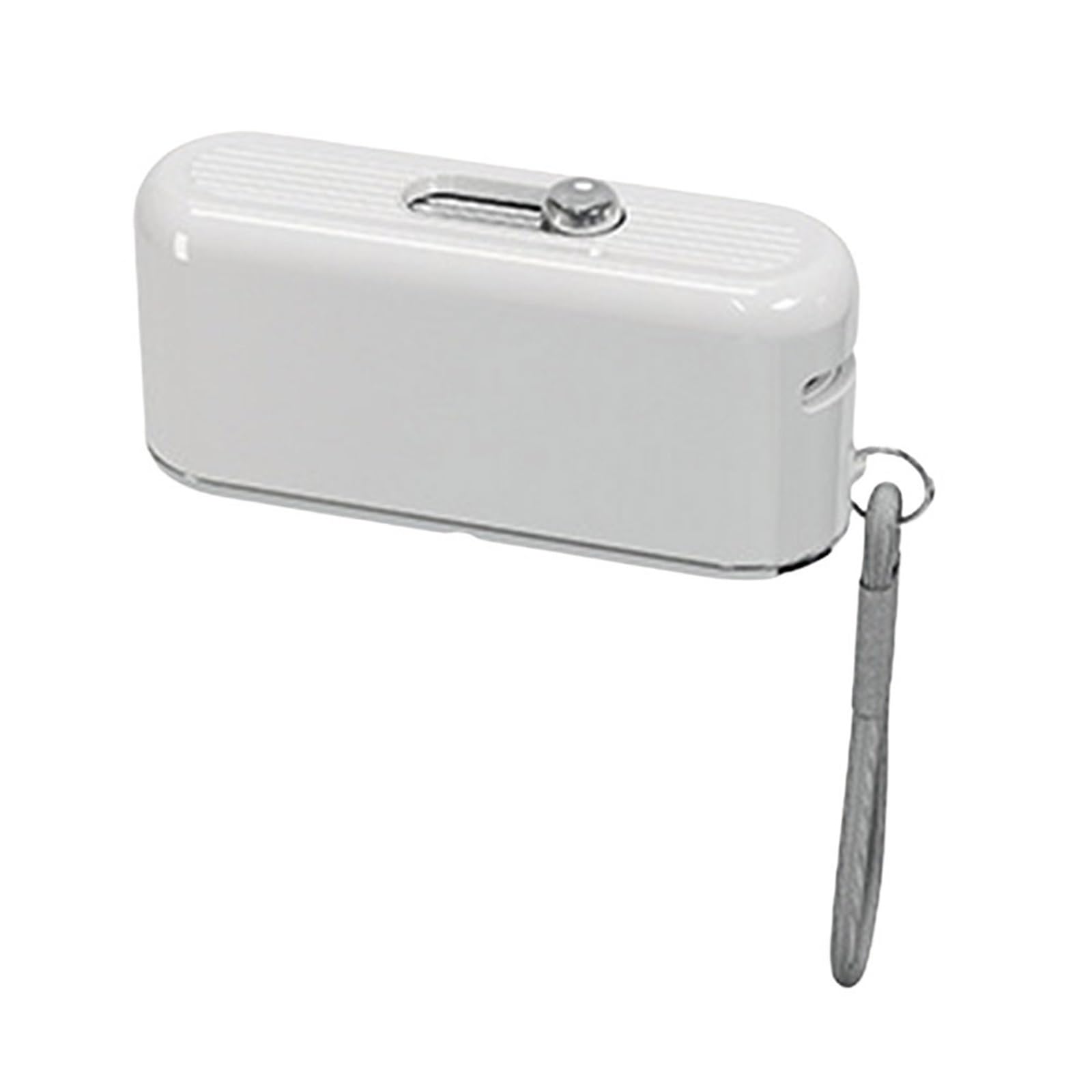 Lopheco White 2Pcs Portable Automatic Floss Dispenser, Refillable Dental Floss Case For Daily & Travel Oral Care(White)