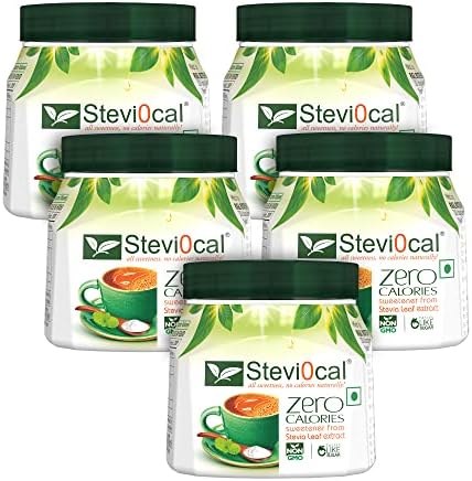 Stevi0cal Sugar Free Stevia Powder Jar | 200g | 0 Calories Sweetener