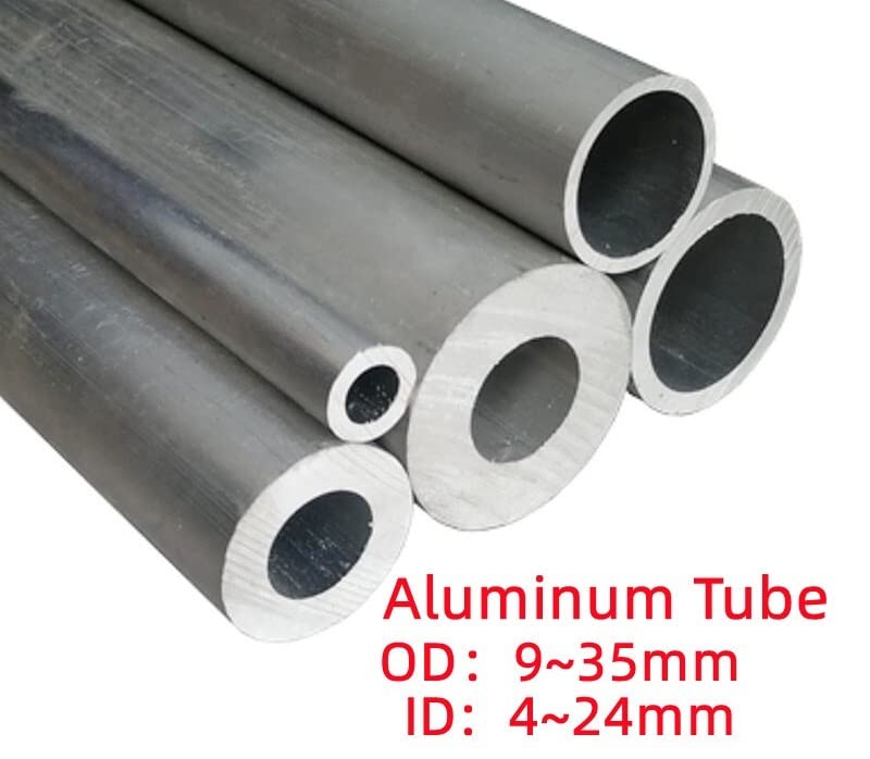 Tube Creux Épais Alliage Aluminium 6061 OD 50mm X ID 44mm - Longueur 49cm Pour Manchon Arbre Et Poteau