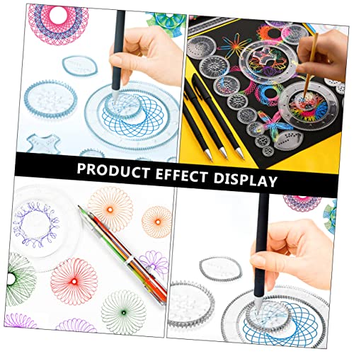 EXCEART 1 Conjunto 22Pcs Régua Para Ferramentas Para Kit De Molde Espirógrafos Réguas Para Desenho C