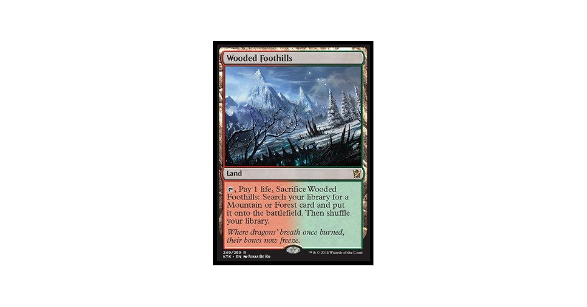 Amazon.com: Magic The Gathering - Wooded Foothills (249/269
