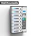 PagerTec Nexus 8 Bay Cell Phone Charging Station Locker, Digital Pin Activated Locking Bays USB Charging Station, Easy Setup - Wall Mounted, All Type Charging Cables