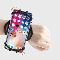 Vista 1 de Diyeeni Soporte de pulsera para teléfono, soporte giratorio de 360 grados para teléfono celular, funda para celular con banda de brazo, para 13 Pro