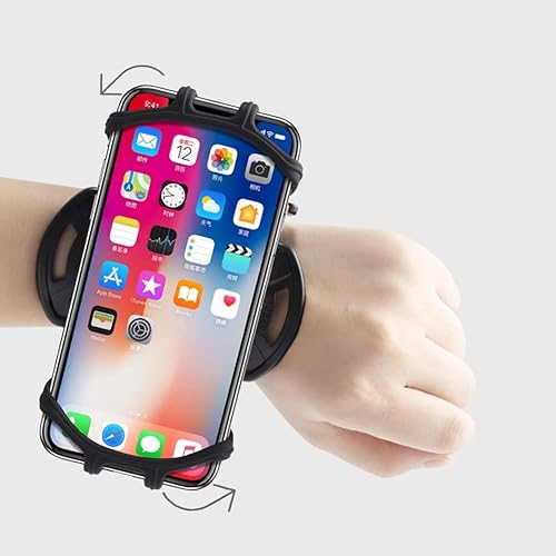Diyeeni Soporte de pulsera para teléfono, soporte giratorio de 360 grados para teléfono celular, funda para celular con banda de brazo, para 13 Pro,