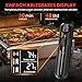 maxtachi Fleischthermometer Kabellos, Smarte Grillthermometer Bluetooth mit App and Alarm, IP67 Wasserdicht ölbeständig Bratenthermometer, 150m Meat Thermometer für BBQ Ofen Grill Smoker Rotisserie