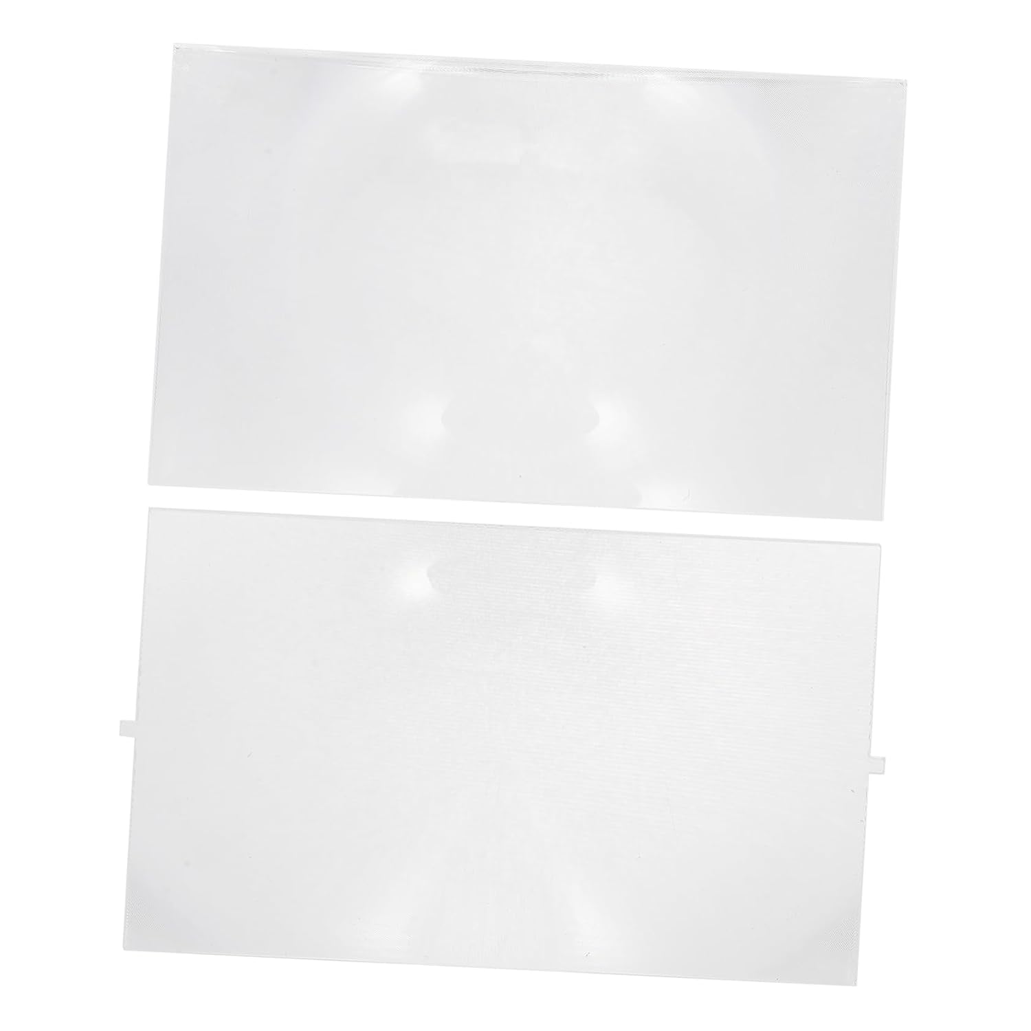 Toyvian 2pcs Fresnel Lens High Transmission Optical Experiment Tool for Projectors Lightweight and Easy to Use for Enhanced Imaging and Clarity Set