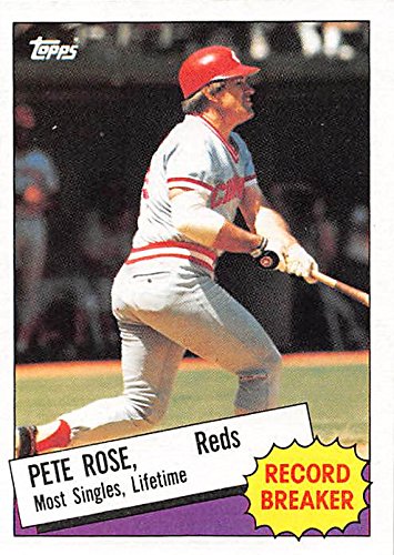 Pete Rose 1985 Topps Record Breaker Baseball Card