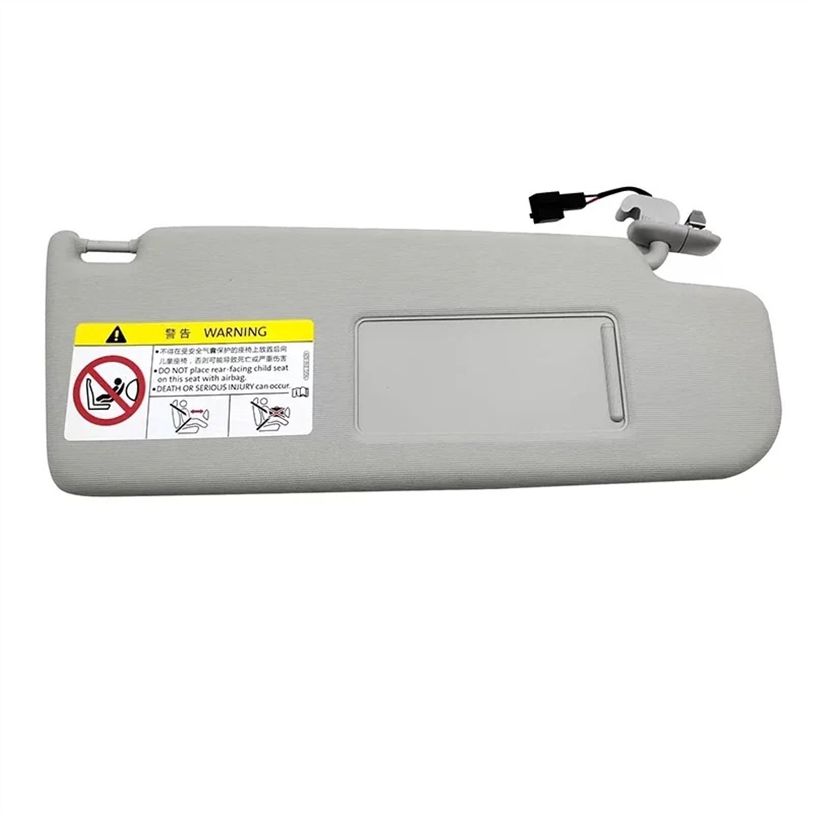 Visiera Parasole Interno Grigio Automatico con Specchio per Polo 2011-2018