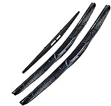 Fufizu Auto Windschutzscheibe Scheibenwischer Set für Mazda Mazda2 Demio 2 DJ DL 2014-2023 22in+17in+14in, Windschutzscheibe Wischblatt Wischerblätter Scheibenwischero Zubehör