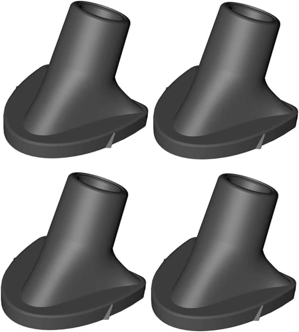 Jowxsx 4Pcs Golf Bag Stand Replacement Feet, Necessary Golf Bag Feet Replacement for Golf Bag Accessories,Strong Grip,Wear-Resistent,Easy to Install
