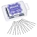 100 Pack of Bun Hair Pins U Shaped Pins with Box and Storage Bag, Black Hair Pins (5 cm)