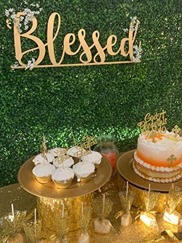 JeVenis Glittery God Bless This Child Cake Topper Baptism Cupcake Toppers Cross Cupcake Topper Angel Fairy Cake Topper Christian Party Decorations Favor Wedding Birthday Cake Decor