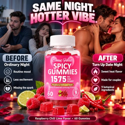 TepidSun Spicy Gummies Cubes for Couples