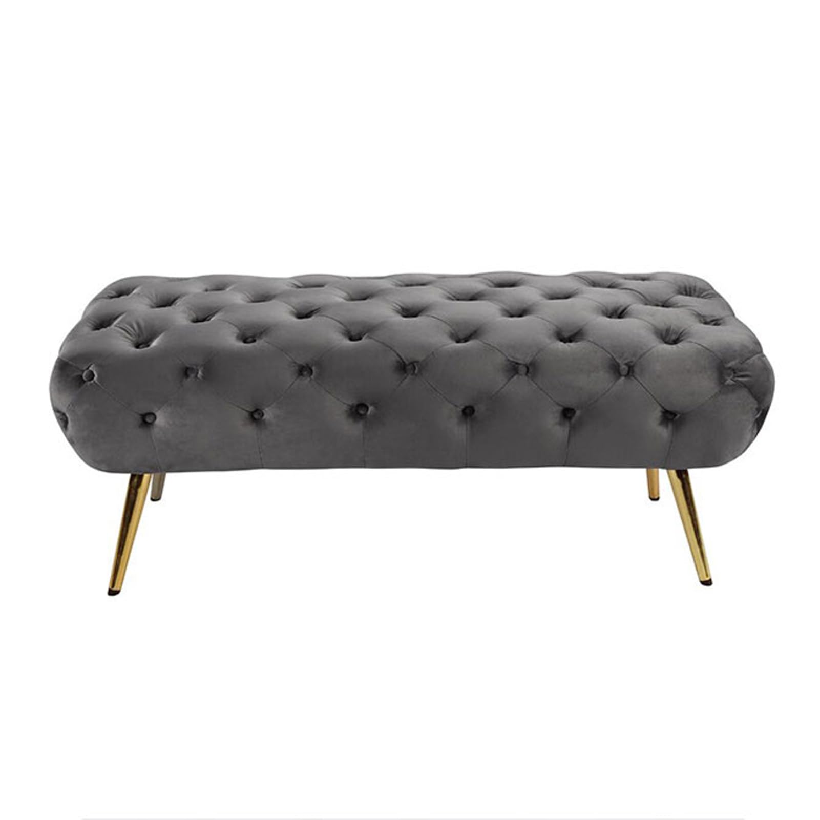 Banc bout de lit en velours élégant pour transformer l'ambiance de votre chambre