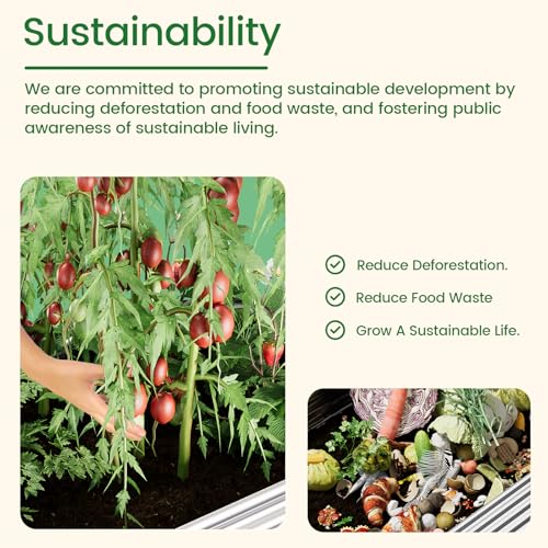 FRIZIONE 2pcs Tall Galvanized Raised Garden Bed Outdoor,Steel Garden Bed for Vegetables,Above Ground Garden Box for Flower,Metal Raised Beds for Gardening - 6x3ft by FRIZIONE - Image 8