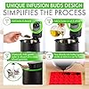 3-In-1 Magical Infuser Machine, Herb Decarboxylator & Gummy Maker. Butter Maker Machine for creating Infused Butter, Gummies, Herbal Oil & More. Recipe Book & All Accessories