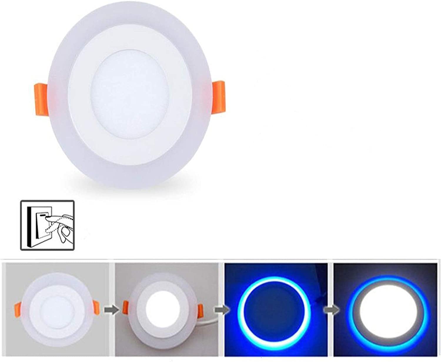 Amazon.co.jp: LUOFDCLDDD 浴室台所の天井用led埋め込みダウンライト