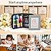INDCOLOR 2026 Upgraded Embroidery Stitch Book Kit, 106 Patterns with Tools & Tutorials, 86 PCS Beginner Embroidery Kit, Portable All-in-One Hand Embroidery Book for Adults & DIY Craft Lovers