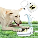 Trio Gato's Outdoor Dog Water Fountain Step On, Dog Sprinkler Paw Activated, Drinking Pet Dispenser, Provides Fresh Water, Sturdy, Easy to Use
