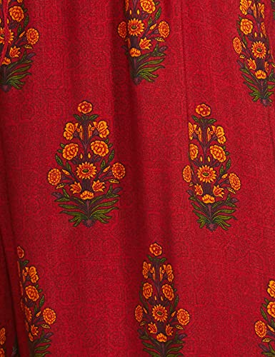 Image of BIBA Cotton Printed Straight Casual Palazzos