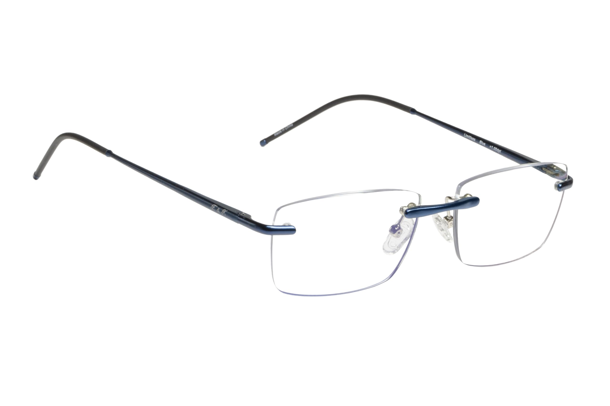 Edison & King Lesebrille Limitless - Randlose Lesebrille mit dünnen Bügeln - entspiegelt - gehärtet